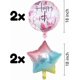 thumbnail image 4 of Butterfly Balloon Birthday Decoration 6 Years Set - Butterfly Balloons, Butterfly Party, Number 6 Balloon Pink Rainbow, Foil Balloon Animals Happy Bir, 4 of 4
