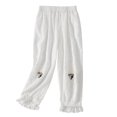 thumbnail image 6 of Edvintorg Lightweight Pants for Women Casual Summer Elastic High Waist Cotton and Linen Pants with Pockets Vintage Plus Size Sweatpants Women White XXXL, 6 of 7