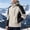 Beige, variant on Snorda Jackets for Men Colour-Blocked Hooded Rain Jacket Waterproof Windproof Full Zip Coat with Drawstring Hood and Multi Pockets Comfy Lightweight Jacket for Fall Winter Daily Wear