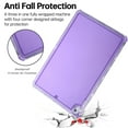thumbnail image 5 of Dteck Case for iPad 9th 8th 7th Generation 10.2 inch '2021/2020/2019)(,Shockproof 3-Layer Protection TPU+PC Case Back Cover for iPad 10.2" 7th/8th/9th Gen,Purple, 5 of 7