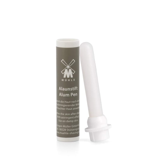 Lápiz astringente MHLE: antiséptico para después del afeitado con piedra de alumbre natural que ayuda a curar rasguños, cortes y golpes de navaja