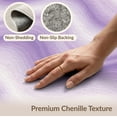 thumbnail image 6 of ODIKA 9'x12' Washable Area Rug Non-Shedding, Easy Care Abstract Tie Gradient Flow Gothic Horizontal Band Purple for Master Suite, California King, Under Bed, 6 of 7