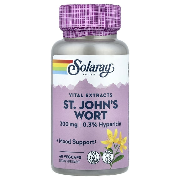 Solaray Vital Extracts, St. John's Wort, 300 mg, 60 VegCaps