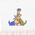 thumbnail image 4 of Inktastic Gecko Pile Cute Lizards Girls Toddler Dress, 4 of 5