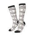 thumbnail image 2 of Haiem Anchors and Ropes Socks, Funny Novelty Crazy Design Cotton Socks Sports Socks Knee High Socks For Men, Women,1Pairs - Gift For Working Friends, 2 of 9