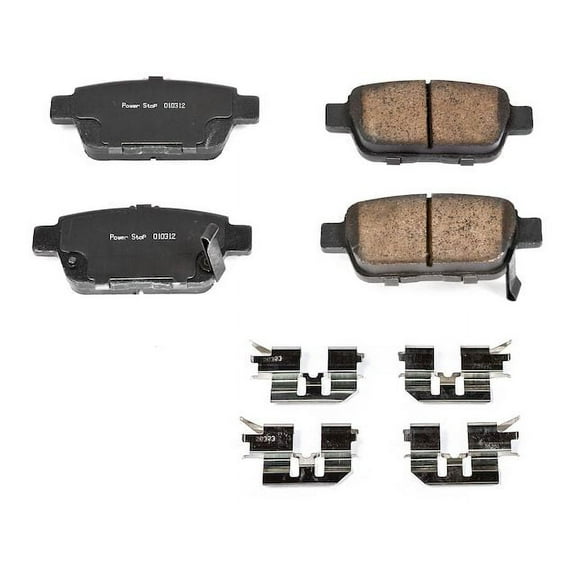 Rear Brake Pad Set - Compatible with 2006 - 2014 Honda Ridgeline 2007 2008 2009 2010 2011 2012 2013
