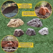 Backyard X-Scapes Beige Artificial Boulder Fake Rock 9 H x 13 W x 16 L