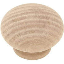 Liberty 1.5" Wood Round Knob, White Birch