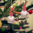 thumbnail image 2 of Gibobby Colgante de Navidad de 3 uds, colgante de muñeca sin rostro, decoración de árbol de Navidad, accesorios para hombre , colgante pequeño(Red), 2 of 5