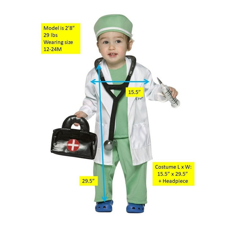 Doctor Costume Childrens Fancy Dress Doctor Costume Childrens Fancy Dress
