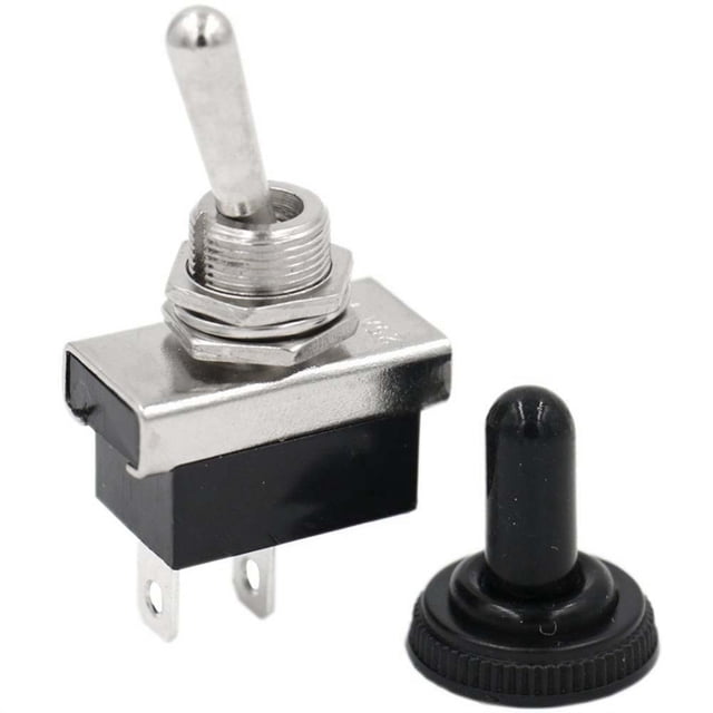 12V 25A Switch Automotive Toggle Switch Automotive Use 6A At 125Vac Cost-Effective Solution Iron Silver Material