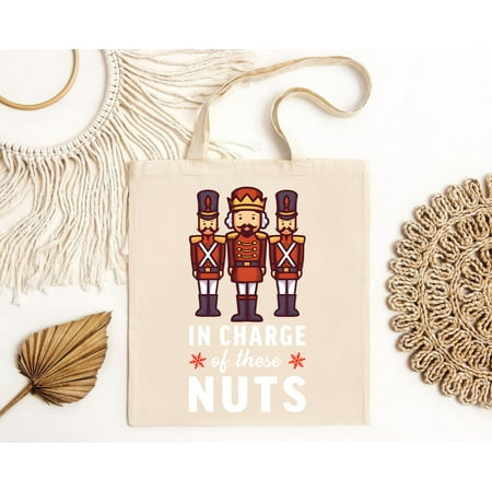 vintage NEW LIMITED Nutcracker Squad In Charge Of These Nuts Ballet Gift Tote Bag-TH23658