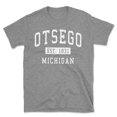 thumbnail image 1 of Otsego Michigan Classic Established Men's Cotton T-Shirt, 1 of 1