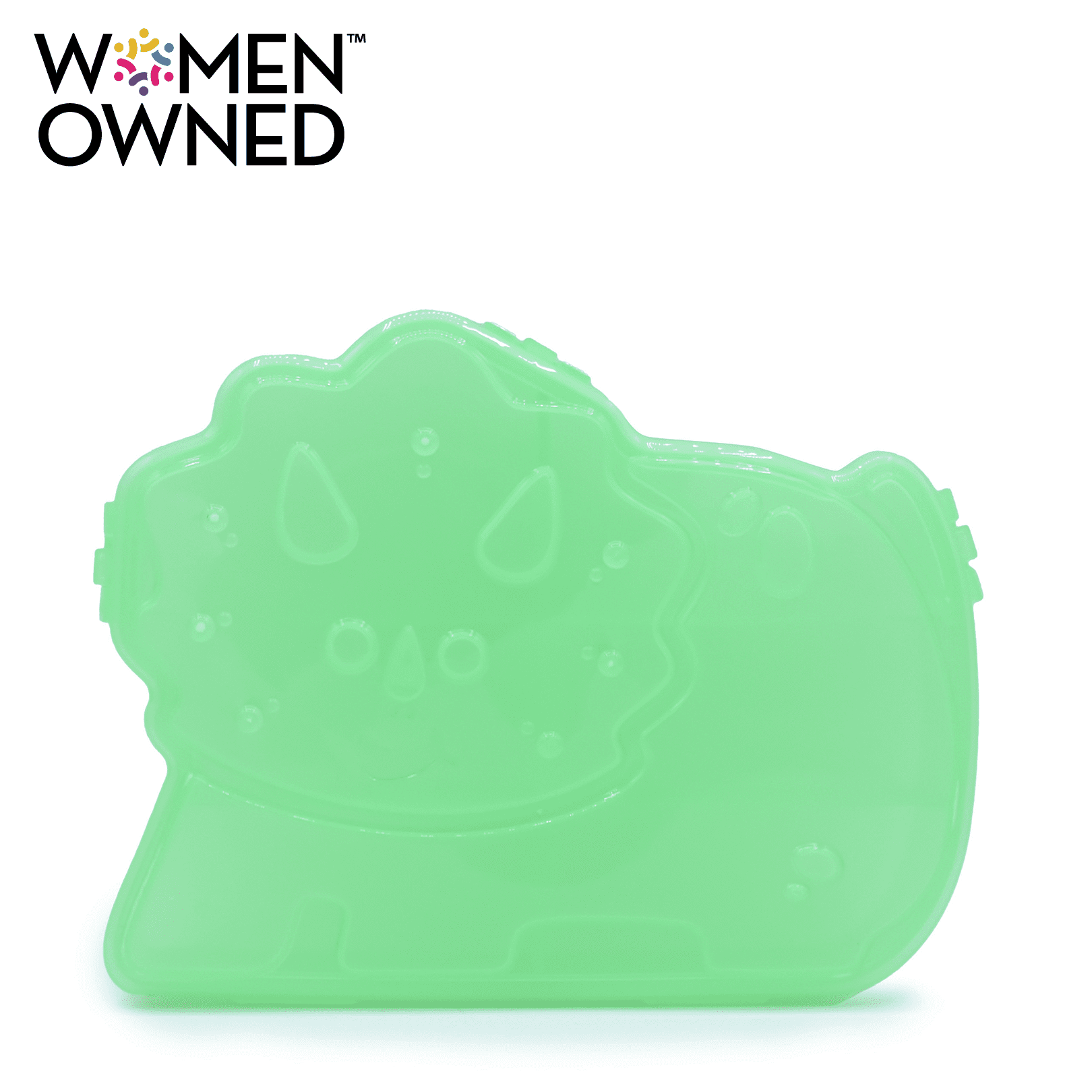 Melii Dinosaur Snackle Snack Container, Spill-proof, BPA Free, Easy Grip, Toddler Snack Cup – Green