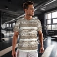 thumbnail image 3 of Wukai Vineyard Landscape 1 Print Men's Short-Sleeved Mesh T-Shirt,Quick-Dry Short Sleeve Workout T-Shirt-XX-Large, 3 of 8