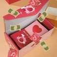 thumbnail image 4 of Valentine's Day Gift Treat Boxes,Portable Gift Boxes,Red Pink Heart Cardboard Box,Cupcake Box Valentines Gift Container for Goodie Cookie Candy Sweet Crafts Party Favor Supplies(Red), 4 of 9