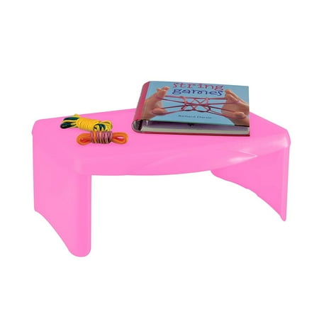 Kids Folding & Portable Lap Desk with Storage, Pink