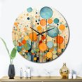 thumbnail image 1 of Designart "Nostalgic Remix IV" Collages Abstraits Horloge Murale Surdimensionnée, 1 of 6