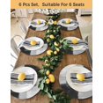 thumbnail image 4 of 15 Inch Round Placemats Set of 4, Black Abstract Non Slip Heat Insulation PP Table Mats, Grey Geometric Oil Painting Vintage Ombre Washable Place Mats for Kitchen Dining Party Table Decor, 4 of 7