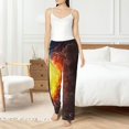 thumbnail image 5 of KLL Womens Tennis Ball On Fire And Water Print Pajama Pants Soft Pajama Bottoms for Women Cozy Lounge Pants-Large, 5 of 7