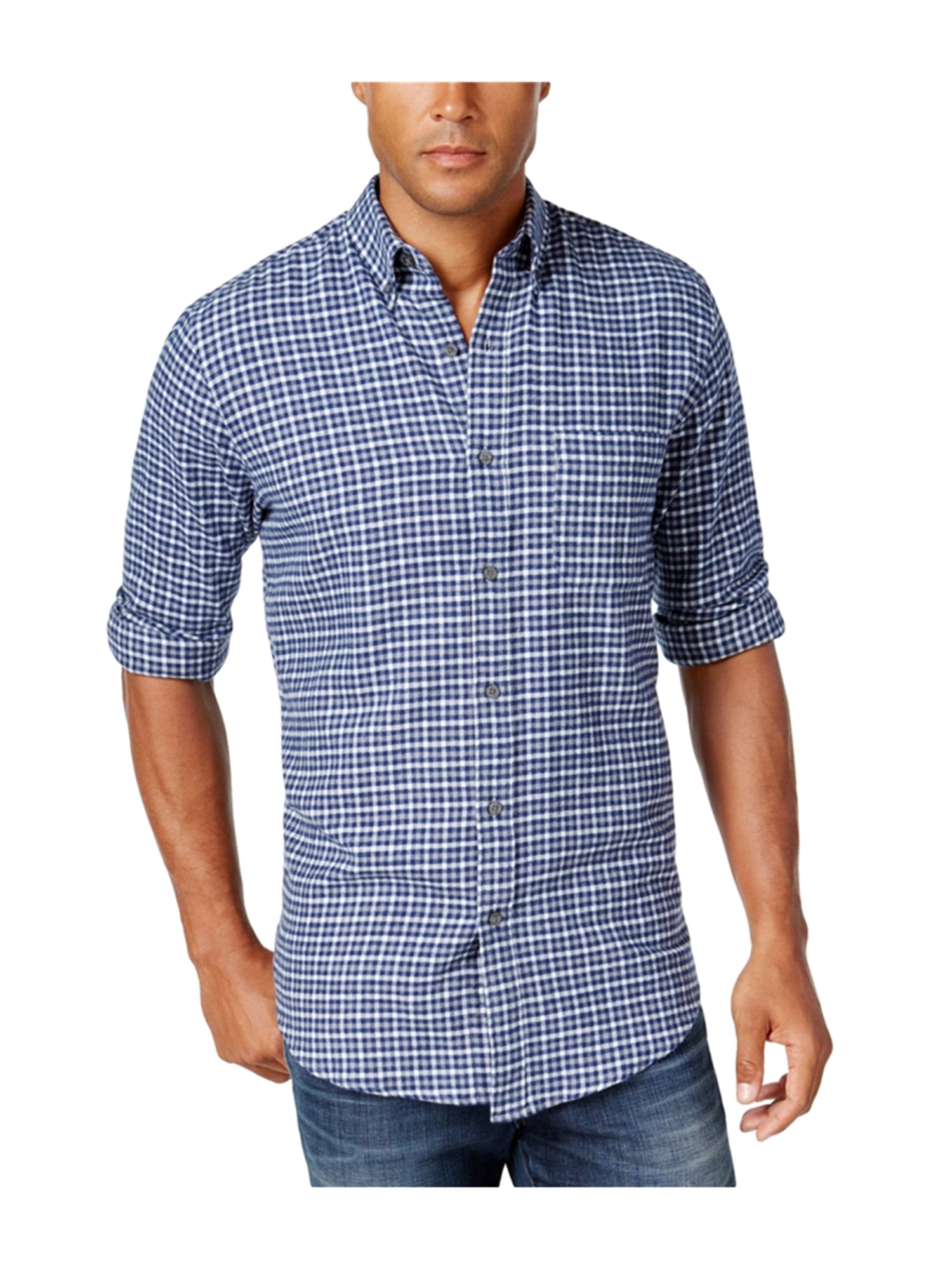 John Ashford - John Ashford Mens Big & Tall Super Soft Button Up Shirt - Walmart.com - Walmart.com