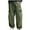 Army Green, variant on hotojiny Boys Cargo Pants Loose Athletic Running Jogger Straight Elastic Waist Comfy Workout Trousers with Pockets