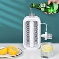 thumbnail image 4 of 2-in-1 Ice Ball Mold Ice Cube Maker Water Bottle Ice Tray Leakproof Cap Ideal for Home & Outdoor Hockey, Parties, Beverages, White, 4 of 5
