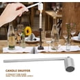 thumbnail image 3 of Stainless Steel Candle Snuffer Wick Dipper Oil Lamp Trim Trimmer Scissor Cutter Tool Hook(Silver), 3 of 7