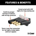 thumbnail image 2 of CURT 58261 Trailer Wiring Circuit Tester, 2 of 2