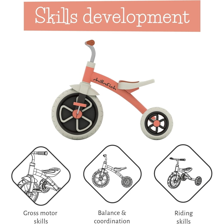 Chillafish Ziggi – Sturdy Tricycle with Carry Handle & 12
