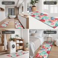 thumbnail image 5 of Pioneer Flower Floral Print Pattern Kitchen Rugs Sets Of 3,Kitchen Runner Rugs Non Skid Washable,Decorative Kitchen Floor Mats for Kitchen,Sink,Laundry,17"x30"+ 17"x47" + 17"x59", 5 of 6