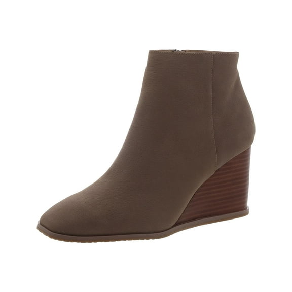 NYDJ Womens Joansgo Wedge Leather Mid-Calf Boots