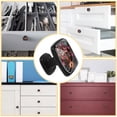 thumbnail image 5 of 4 Pcs Cabinet Handle Drawer Pulls Sugar Cats Pumpkin Knobs with Screws Square Furniture Office Cabinet Knob Decoration, 5 of 7