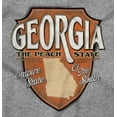 thumbnail image 2 of Georgia Peach State Southern Pride Men's Graphic T Shirt Tees Brisco Brands L, 2 of 4
