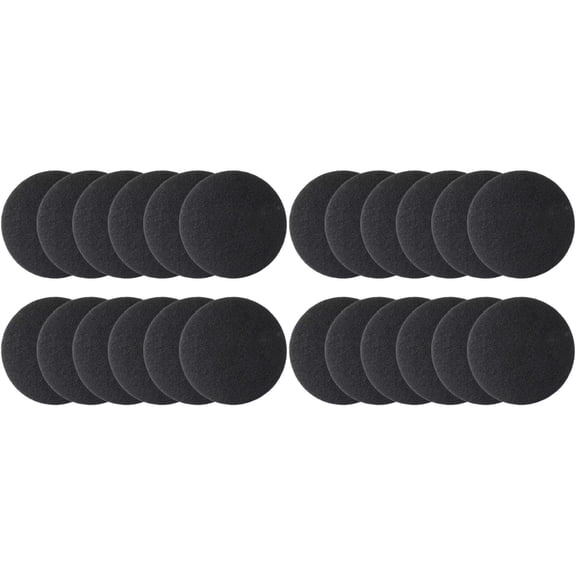 BINGLI 12Pcs Charcoal Filters for Kitchen Compost Bin, 12 Pack Compost Filters for Countertop Bin Pail Replacement, Activated Charcoal Home Bucket Refill Sets, Round 6.7 Inch