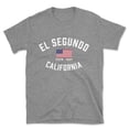 thumbnail image 1 of El Segundo California Patriot Men's Cotton T-Shirt, 1 of 1