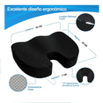 thumbnail image 2 of Cojín Gel De Espuma  Para Coxis PARA AUTO Malubero NEGRO, 2 of 5