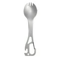 thumbnail image 2 of Deyuer Camping Spork Heat-resistant Anti-scalding Comfortable Grip Stainless Steel 5 in 1 Picnic Camping Spork for Camping,Stainless Steel, 2 of 7