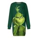 thumbnail image 3 of Vestidos de Mujer, Vestido Casual de Manga Larga Con Cuello Redondo y Estampado Navideño de Moda de Otoño E Invierno Para Mujer, 3 of 3
