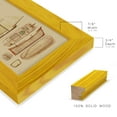 thumbnail image 2 of Antique Ship Plan IV -Framed Print w/glass-Sunflower Yellow, 2 of 8