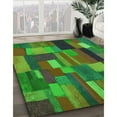 thumbnail image 2 of Ahgly Company Indoor Square Patterned Army Green Area Rugs, 6' Square, 2 of 6