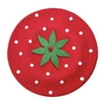 thumbnail image 1 of Boina de pintor, transpirable, de lujo, decorativa, para invierno, francesa, para mujer niños rojos, 1 of 9