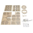 thumbnail image 1 of Ramadan Hanging Light, Easy To Assemble  Stability  Muslim DIY Ornament  With Power Supply For Household, 1 of 8