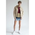 thumbnail image 3 of Ragstock Burgundy Color Block Hoodie, 3 of 4
