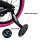 thumbnail image 2 of Bicicleta Infantil Rodada 16 Kubor NEON Rosa, 2 of 6
