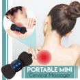 thumbnail image 2 of Mini masajeador cervical, masajeador de cuello eléctrico portátil, dispositivo de masaje para aliviar el dolor, 2 of 8