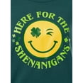 thumbnail image 5 of Saint Patrick's Day Women's Tee with Long Sleeves by Way to Celebrate, Sizes S-XXXL, 5 of 9