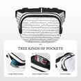 thumbnail image 5 of Kdxio Cute Goose Crossbody Double Layer Waist Bag Belt Bag for Unisex Fanny Pack Fashion Waist Packs for Hiking Running Shopping Traveling, 5 of 9