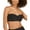 Black, variant on DKNY Womens Solid Bandeau Swim Top Separates Black M