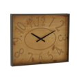 Decmode Rustic 20 X 24 Inch Square Wall Clock
